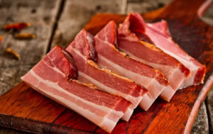 Comidas em inglês bacon